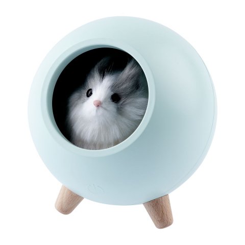 Светильник-ночник ЭРА Хомяк зеленый NLED-468-1W-GR Б0052817