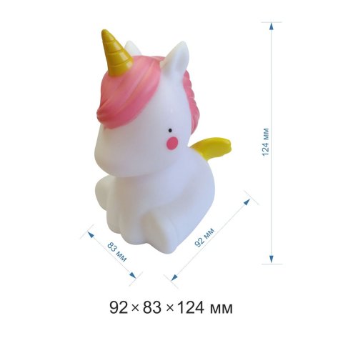 Светильник-ночник OGM Единорог NL-12