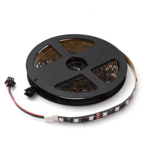 Светодиодная лента Apeyron 14,4W/m 60Led/m 5050SMD разноцветная 5M 83ЦЛ