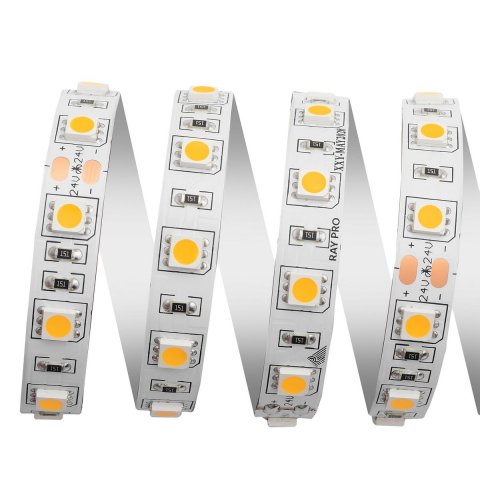 Светодиодная лента Apeyron 14,4W/m 60LED/m 5050SMD теплый белый 5M 00-308