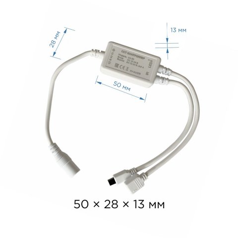 Светодиодная лента Apeyron 14,4W/m 60LED/m 5050SMD теплый белый/холодный белый 2,5M 10-222