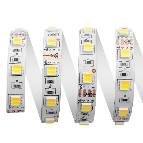 Светодиодная лента Apeyron 14,4W/m 60LED/m 5050SMD теплый белый/холодный белый 2,5M 10-222