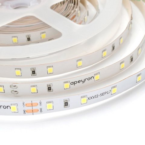 Светодиодная лента Apeyron 15W/m 60LED/m 5050SMD холодный белый 5M 00-340