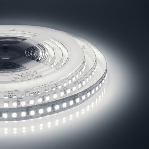 Светодиодная лента Apeyron 18W/m 168LED/m 2835SMD холодный белый 5M 00-300