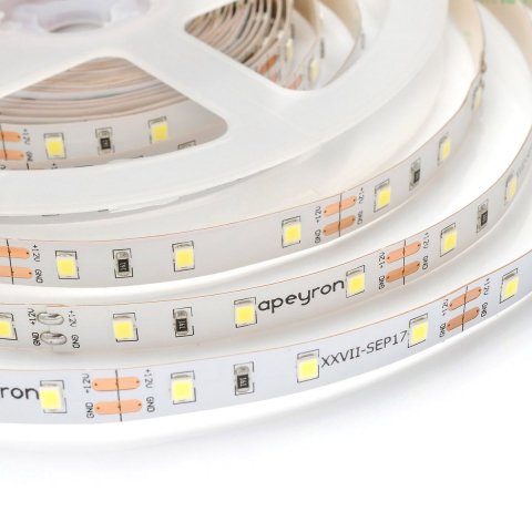 Светодиодная лента Apeyron 4,8W/m 60LED/m 3528SMD холодный белый 2,5M 10-07