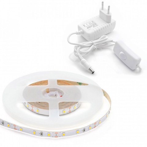 Светодиодная лента Apeyron 4,8W/m 60LED/m 5050SMD теплый белый 1M 10-66