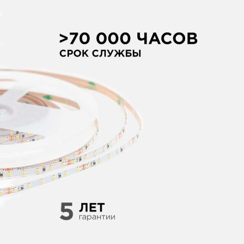 Светодиодная лента Apeyron 5,4W/m 120LED/m 2216SMD холодный белый 5M R00-380