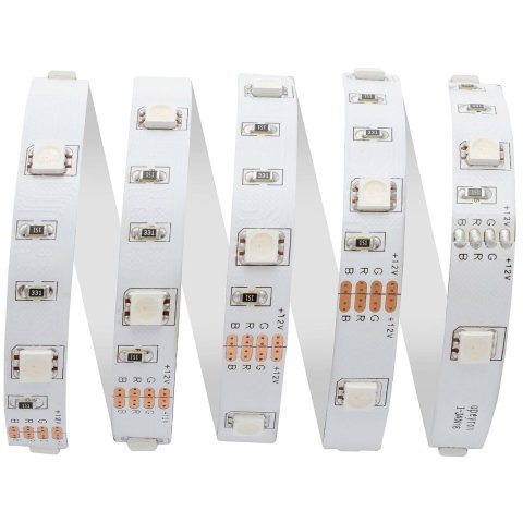 Светодиодная лента OGM 7,2W/m 60LED/m 3528SMD разноцветная 5M SL-47