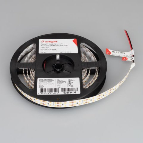 Светодиодная лента Arlight 19,2W/m 240LED/m 2835SMD теплый белый 5M 028634(2)