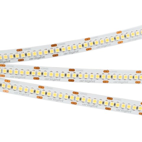 Светодиодная лента Arlight 19,2W/m 240LED/m 3528SMD теплый белый 5M RT-A240-10mm 24V Warm2700 017428(1)