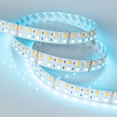 Светодиодная лента Arlight 32W/m 144LED/m 5060SMD разноцветный/теплый белый 5M 012327(2)