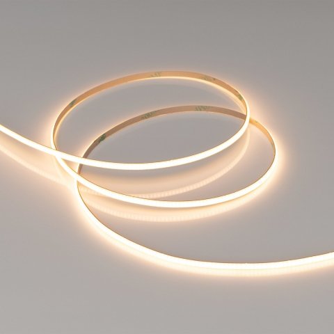 Светодиодная лента Arlight 4W/m 480LED/m CSPSMD теплый белый 3,5M COB-X480-4mm 24V Warm2700 039050