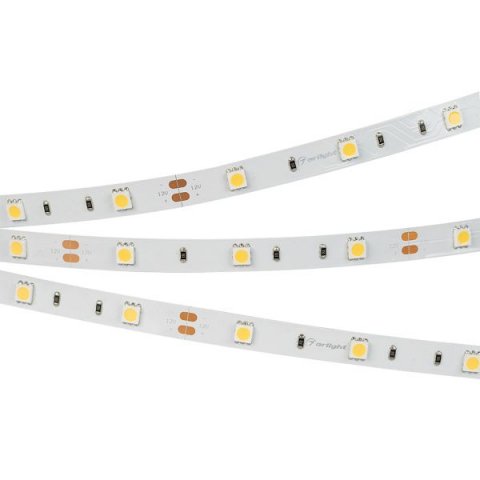 Светодиодная лента Arlight 7,2W/m 30LED/m 5060SMD теплый белый 5M 018102(2)