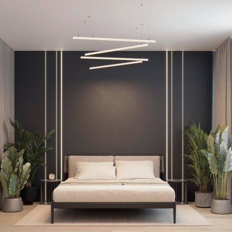 Светодиодная лента Arlight 8W/m 320LED/m CSPSMD теплый белый 5M COB-X320-8mm 24V Warm3000 039022