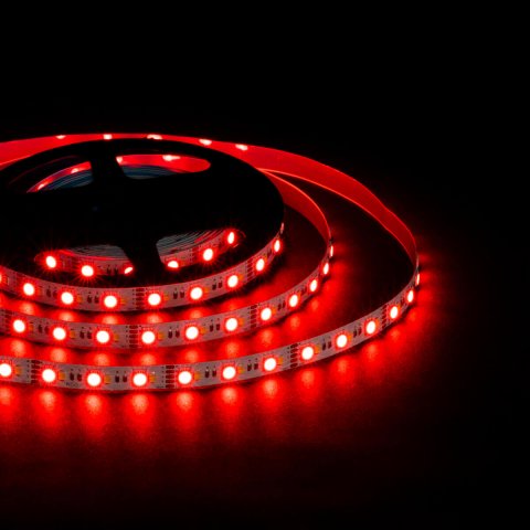 Светодиодная лента OGM 10W/m 120LED/m 5050+2835SMD RGB+холодный 5M LSE-272