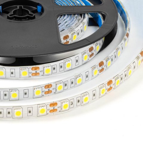 Светодиодная лента OGM 14,4W/m 60LED/m 5050SMD дневной белый 5M LSE-274