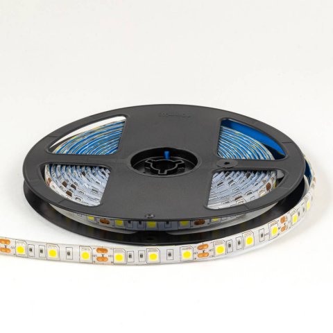 Светодиодная лента OGM 14,4W/m 60LED/m 5050SMD дневной белый 5M LSE-274