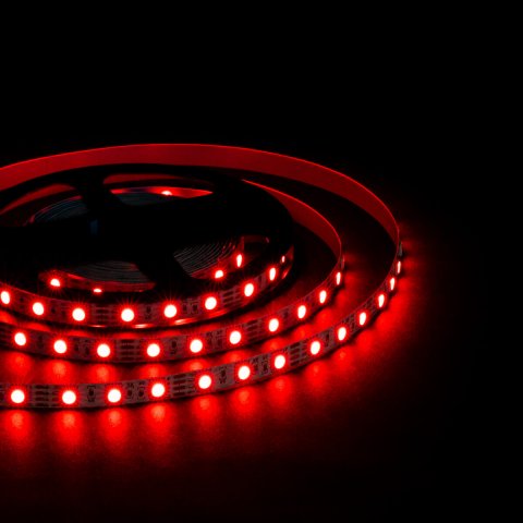 Светодиодная лента OGM 14,4W/m 60LED/m 5050SMD разноцветный (RGB) 5M LSE-271