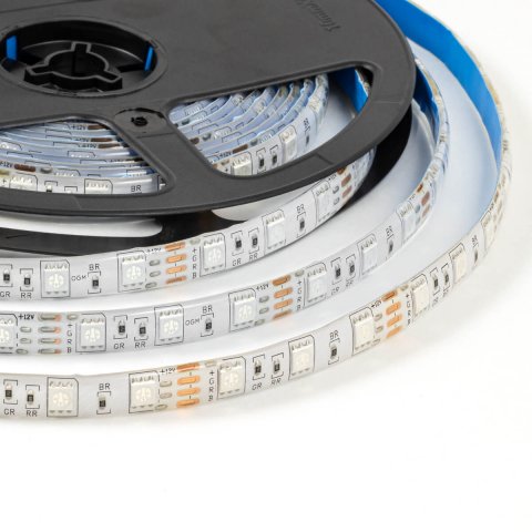 Светодиодная лента OGM 14,4W/m 60LED/m 5050SMD разноцветный (RGB) 5M LSE-276