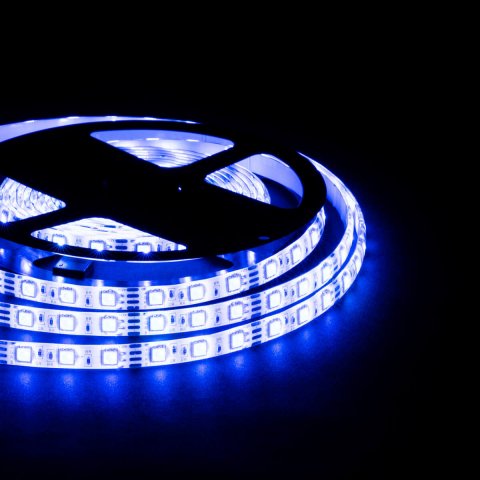 Светодиодная лента OGM 14,4W/m 60LED/m 5050SMD разноцветный (RGB) 5M LSE-276