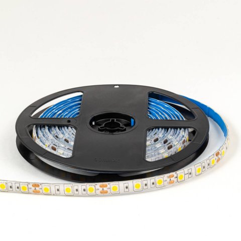 Светодиодная лента OGM 14,4W/m 60LED/m 5050SMD теплый белый 5M LSE-273
