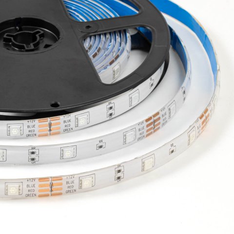 Светодиодная лента OGM 7,2W/m 30LED/m 5050SMD разноцветный (RGB) 5M LSE-284
