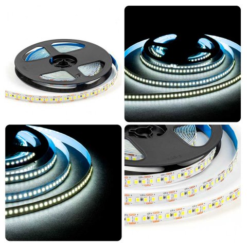 Светодиодная лента OGM 9,6W/m 60LED/m 5630SMD холодный белый 5M LSE-290