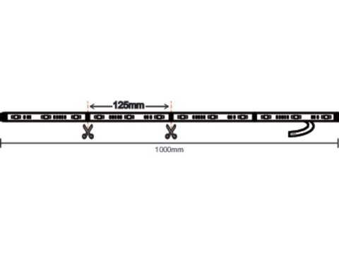 Светодиодная лента WiZ 11W/m RGB+CCT 1M 929002532101