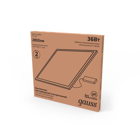 Светодиодная панель Gauss 145024236