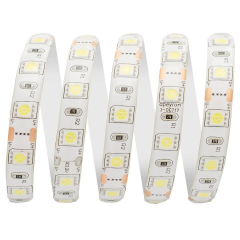 Светодиодная влагозащищенная лента Apeyron 14,4W/m 60Led/m 5050SMD холодный белый 1M 259BL