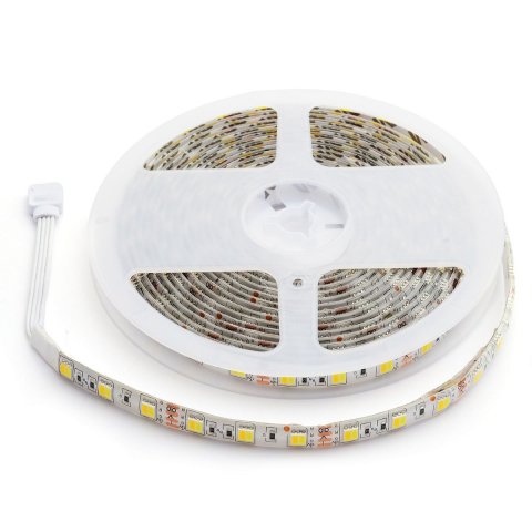 Светодиодная влагозащищенная лента Apeyron 14,4W/m 60LED/m 5050SMD холодный белый/теплый белый 5M 00-117