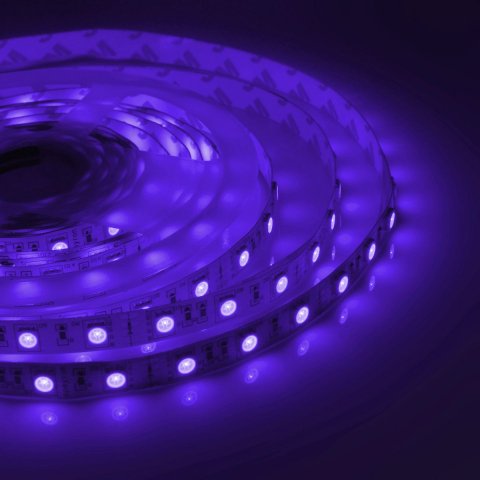 Светодиодная влагозащищенная лента Apeyron 14,4W/m 60LED/m 5050SMD разноцветная 5M 00-75