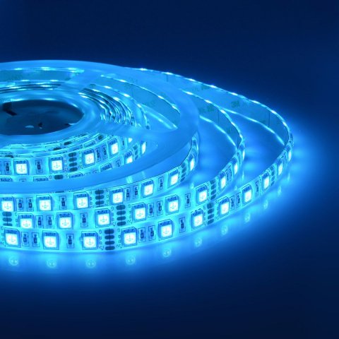 Светодиодная влагозащищенная лента Apeyron 14,4W/m 60LED/m 5050SMD разноцветная 5M 12BL