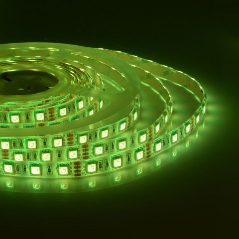Светодиодная влагозащищенная лента Apeyron 14,4W/m 60LED/m 5050SMD разноцветная 5M 12BL