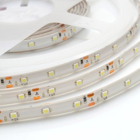 Светодиодная влагозащищенная лента OGM 4,8W/m 60LED/m 2835SMD холодный белый 5M LSE-149