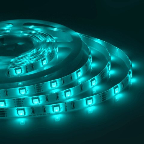 Светодиодная влагозащищенная лента Apeyron 7,2W/m 30LED/m 3528SMD разноцветная 5M 10-03