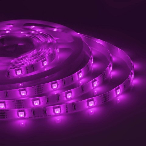 Светодиодная влагозащищенная лента Apeyron 7,2W/m 30LED/m 5050SMD разноцветная 5M 00-41