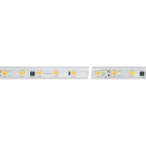 Светодиодная влагозащищенная лента Arlight 8W/m 54LED/m 5060SMD холодный белый 10M 029403(2)