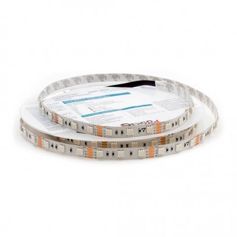 Светодиодная влагозащищенная лента DesignLed 14,4W/m 60LED/m 5050SMD разноцветный 5M 000603