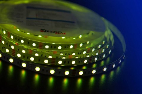 Светодиодная влагозащищенная лента DesignLed 14,4W/m 60LED/m 5050SMD разноцветный 5M 000603