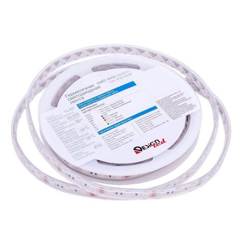 Светодиодная влагозащищенная лента DesignLed 14,4W/m 60LED/m 5050SMD разноцветный 5M 001489