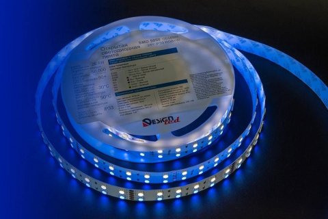 Светодиодная влагозащищенная лента DesignLed 28,8W/m 120LED/m 5050SMD разноцветный/холодный белый 5M 000514