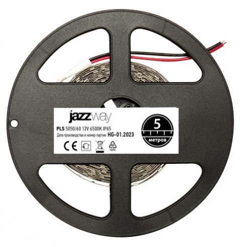 Светодиодная влагозащищенная лента Jazzway 14,4W/m 60Led/m 5050SMD холодный белый 5M 1000958