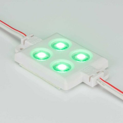 Светодиодный модуль Arlight ARL-LM5050-4L-12V Green 020623