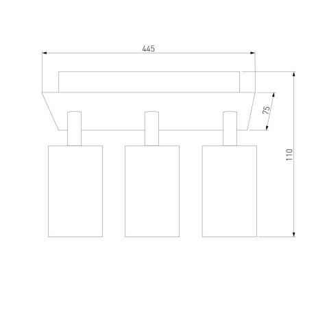 Светодиодный спот Eurosvet Fleur 20066/3 LED черный/золото
