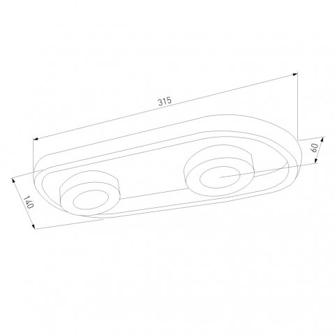 Светодиодный спот Eurosvet Slam 20123/2 LED белый / черный