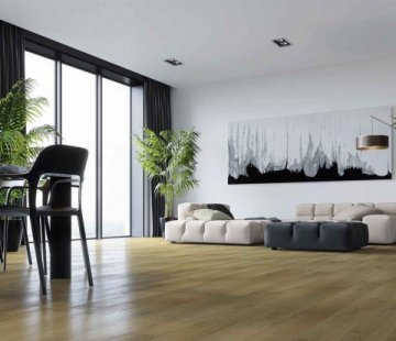 Замковый виниловый пол Home Expert Natural 0-002 Дуб Янтарный пляж