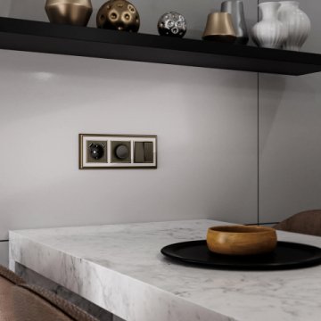 Накладка для розетки USB Werkel бронзовый W1179512 4690389161773