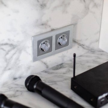 Рамка на 2 поста Werkel Aluminium алюминий W0021706 4690389158032