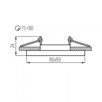 Точечный светильник Kanlux Morta 26718